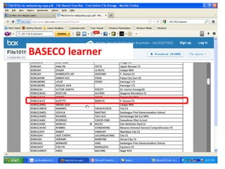 BASECO learner
 