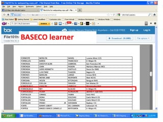 BASECO learner
 