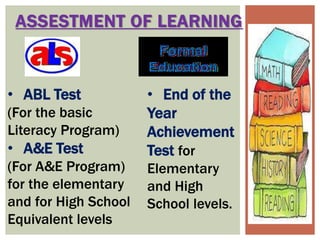 Abl Test Example Alternative Learning System | PPTX