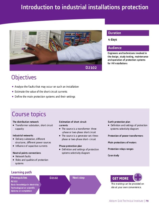 Alstom High Voltage Training Offer
