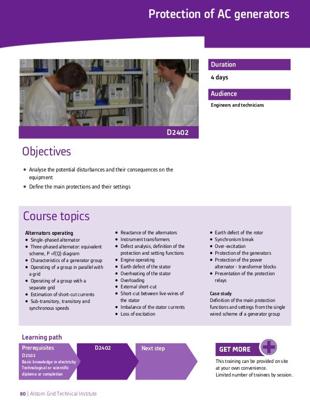 Alstom High Voltage Training Offer