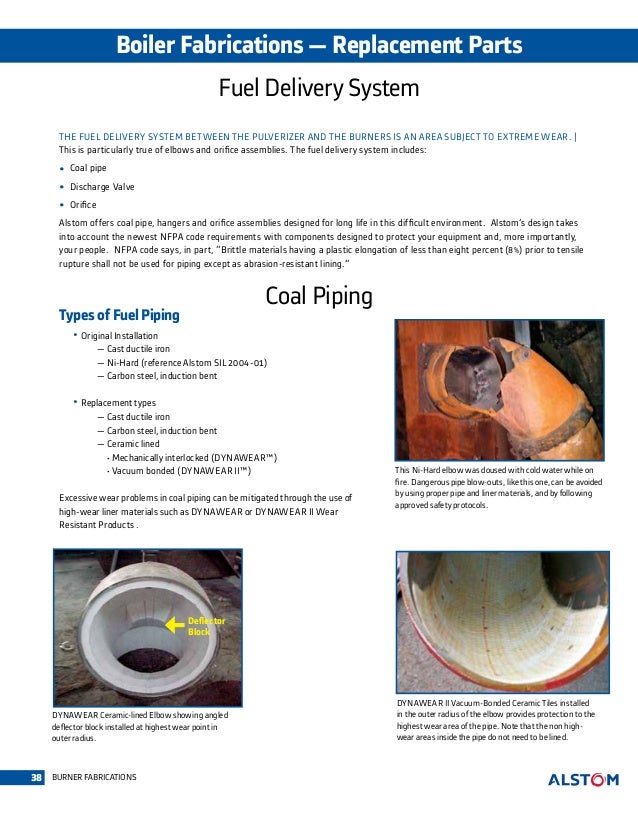 Alstom parts for foster wheeler plants