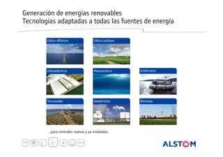 Generación de energías renovables
Tecnologías adaptadas a todas las fuentes de energía
Eólica offshore

Eólica onshore

Hidroeléctrica

Mareomotriz

Undimotriz

Termosolar

Geotérmica

Biomasa

...para centrales nuevas y ya instaladas.

 