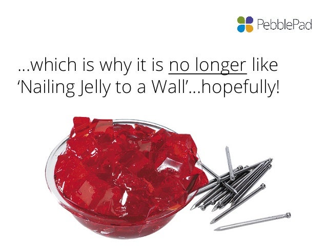 Nailing Jelly To The Wall What Do We Mean By e portfolio