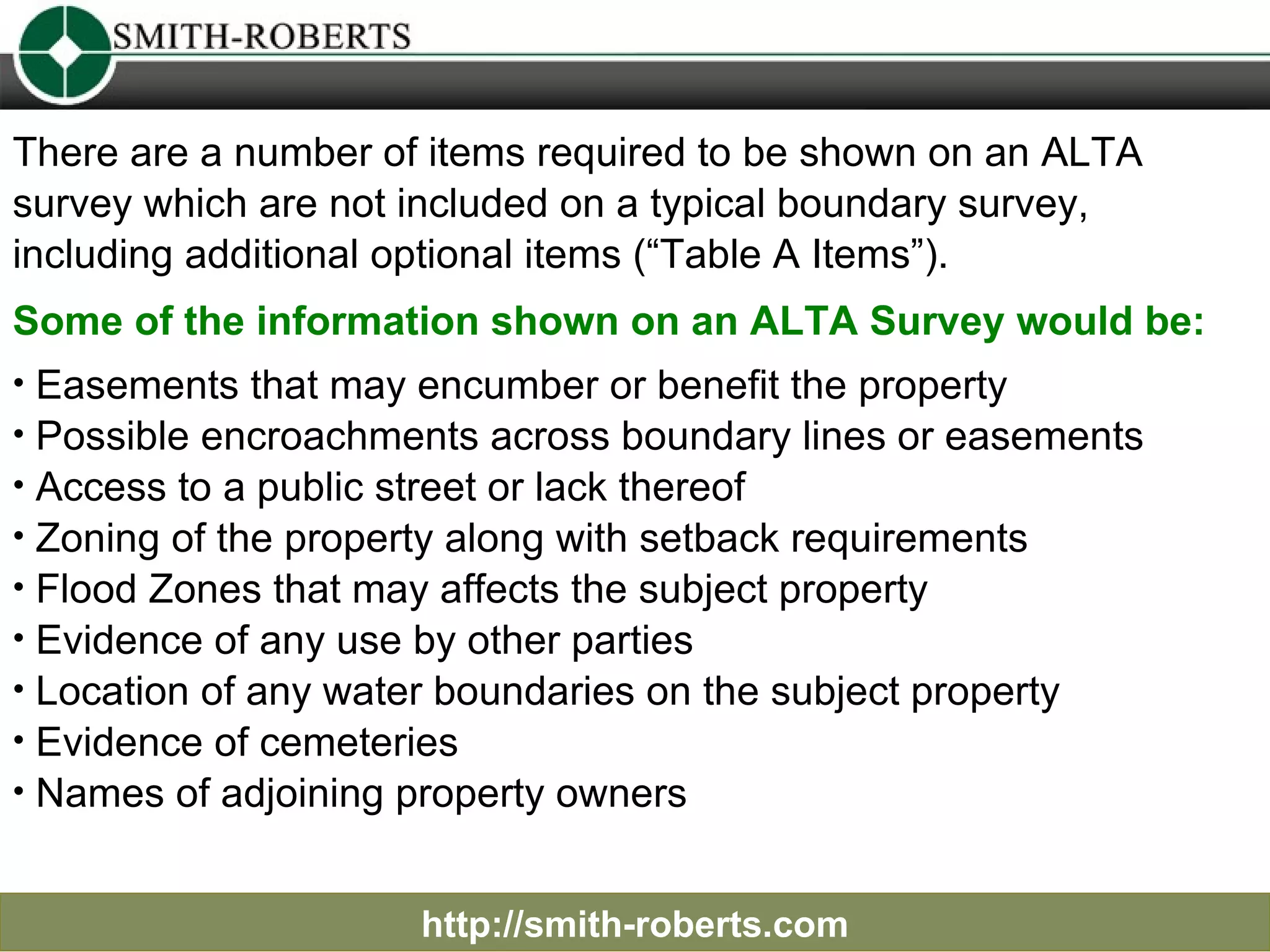Alta Survey Vs Boundary Survey – YLCZY