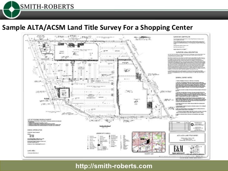ALTA & ACSM Land Title Survey for Retail Shopping Centers