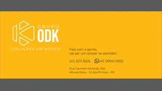 Fale com a gente,
vai ser um prazer te atender!
(41) 3211.3505 (41) 99941.0925
Rua Carmem Miranda, 302,
Afonso Pena – SJ dos Pinhais – PR
 