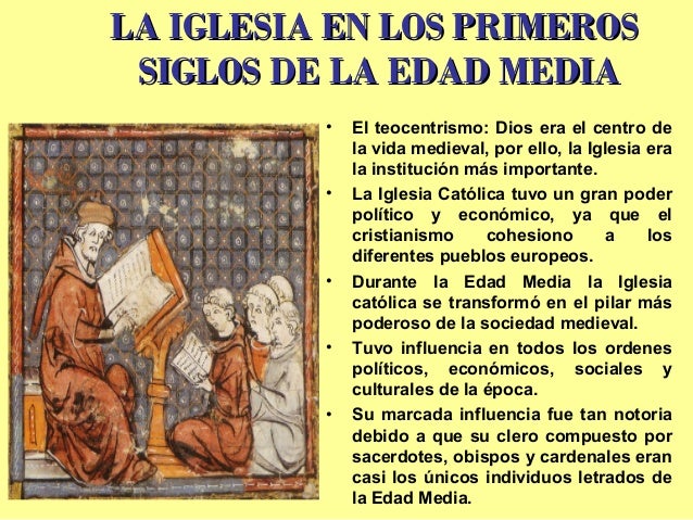 Resultado de imagen para .-“LA IGLESIA Y SU PAPEL EN LA DIFUSIÓN DE LA CULTURA MEDIEVAL