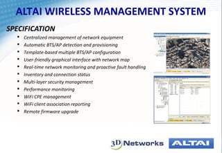 Altai Wireless Slide 15