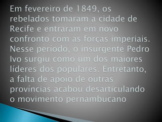 Revolução Praieira - Prof.Altair aguilar