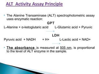 Alt and AST role in liver disorder | PPT