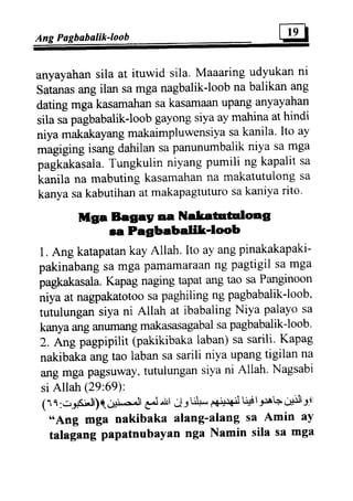 Al tawba (repentence) tagalo