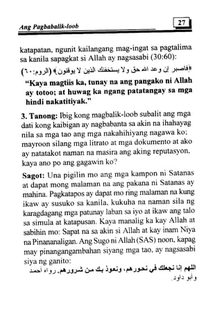 Al tawba (repentence) tagalo
