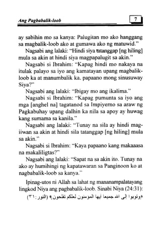 Al tawba (repentence) tagalo