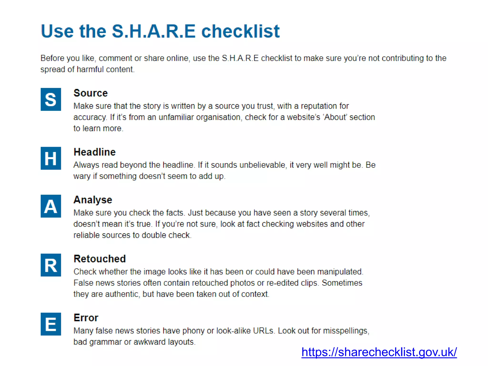 https://sharechecklist.gov.uk/
 