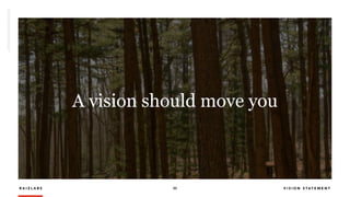 R A I Z L A B S 20 V I S I O N S T A T E M E N T
A vision should move you
 
