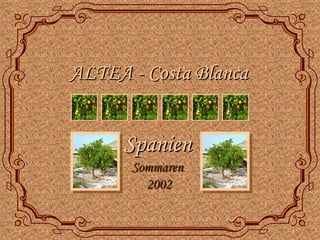 Spanien   ALTEA - Costa Blanca Sommaren  2002 