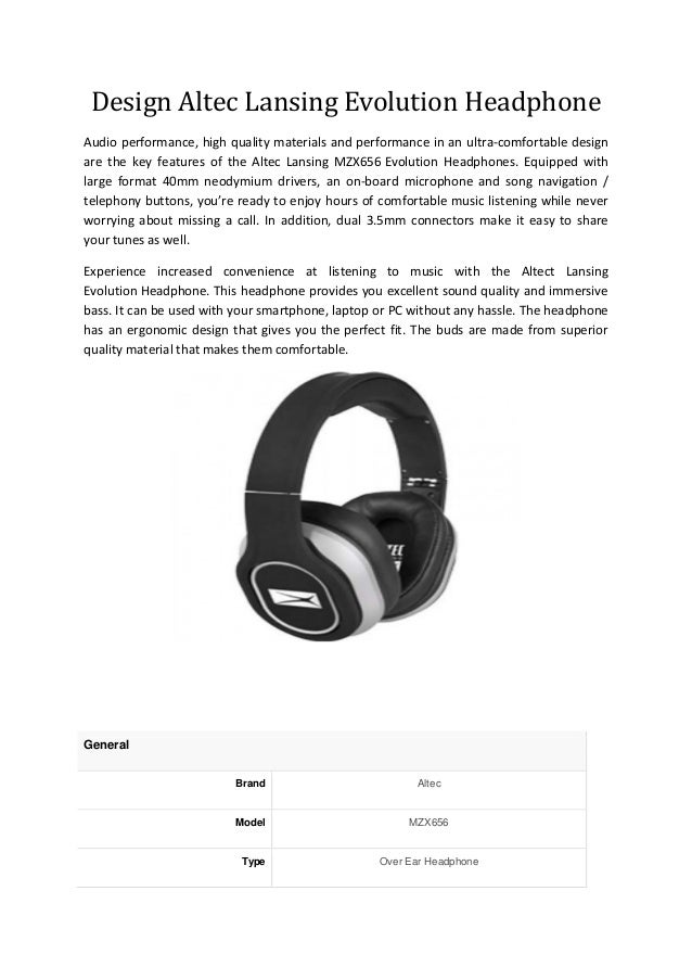altec lansing quality