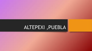 ALTEPEXI ,PUEBLA
 