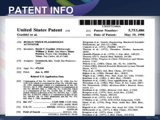 PATENT INFO