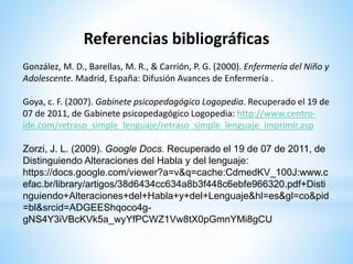 Referencias bibliográficas
González, M. D., Barellas, M. R., & Carrión, P. G. (2000). Enfermería del Niño y
Adolescente. M...