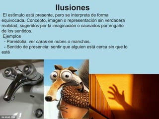 Alteraciones de la Percepcion presentacion | PPTX