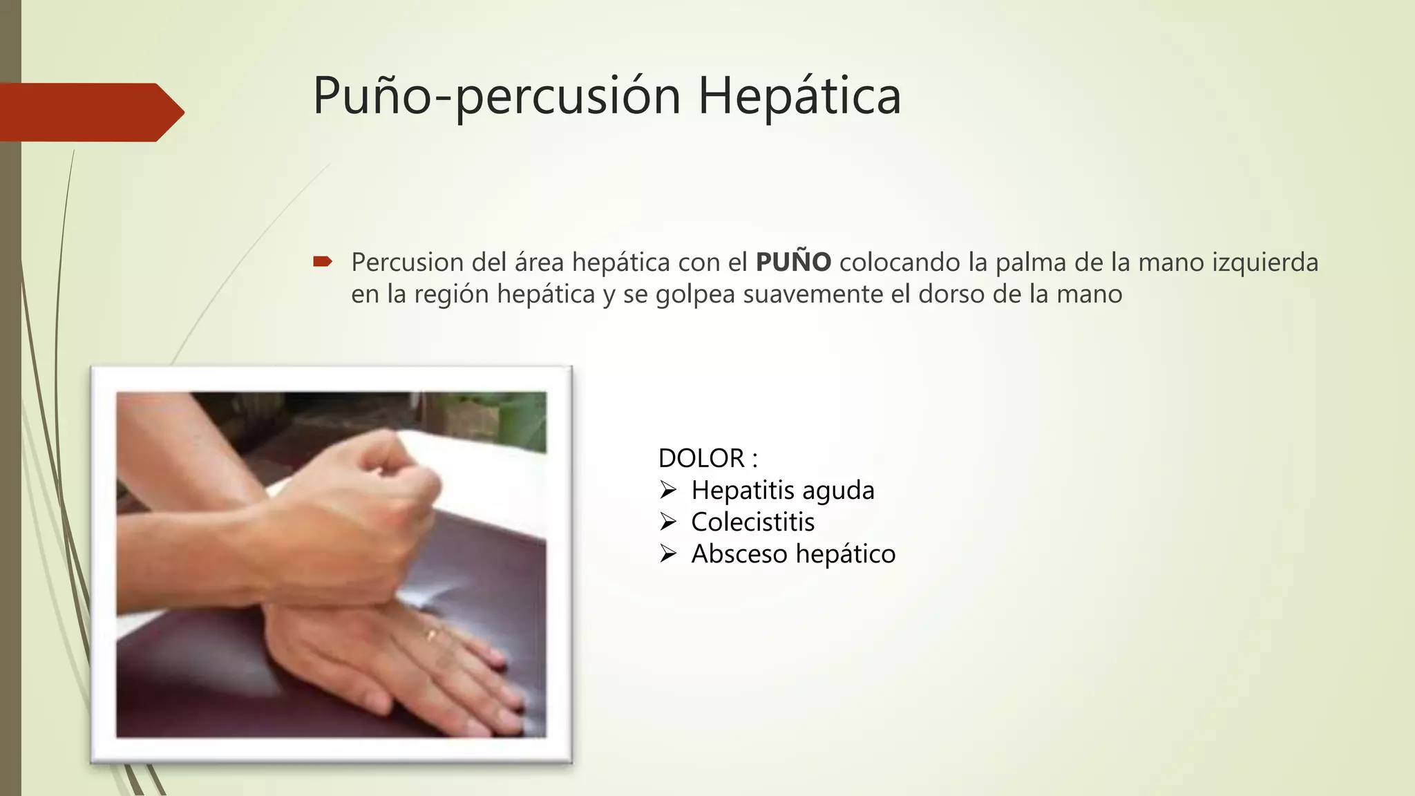 Matidez en la percusión abdominal normal y anormal PPT