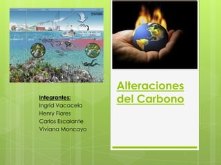 Alteraciones del Carbono Integrantes: Ingrid Vacacela Henry Flores Carlos Escalante Viviana Moncayo 