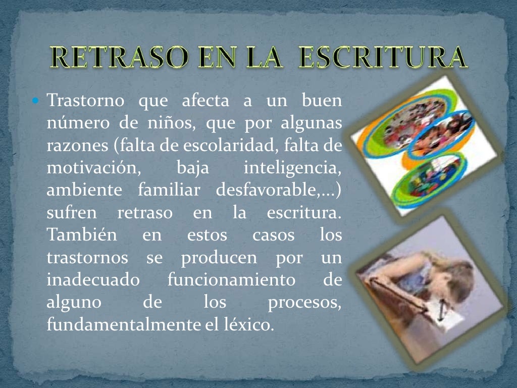 Alteraciones del lenguaje escrito