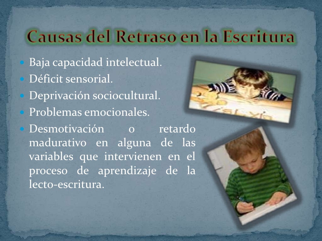Alteraciones del lenguaje escrito