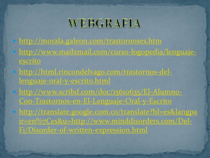 Alteraciones del lenguaje escrito