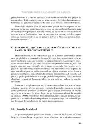 Alteraciones de los alimentos | PDF