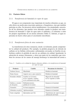 Alteraciones de los alimentos | PDF