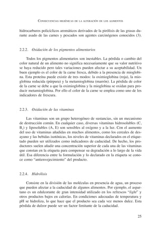 Alteraciones de los alimentos | PDF