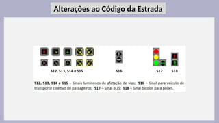 19
Alterações ao Código da Estrada
 