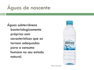 AlteraçãO Da Qualidade Da áGua