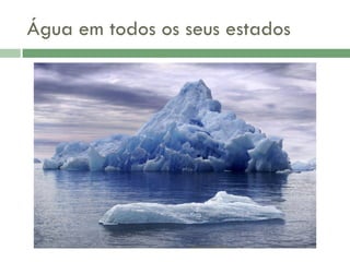 AlteraçãO Da Qualidade Da áGua