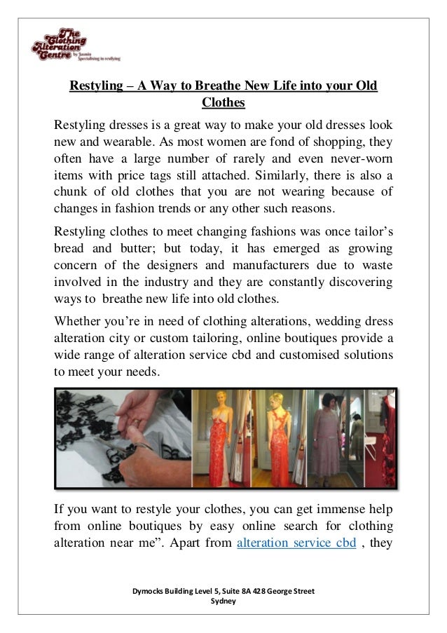 clothing repair near me