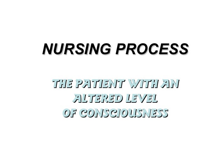 Altered Level Of Consciousness