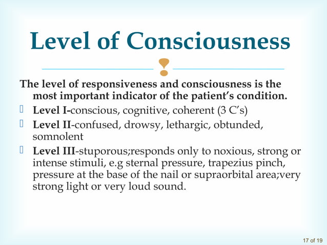 Altered Level of Consciousness | PPT
