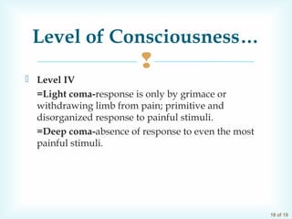 Altered Level of Consciousness | PPT