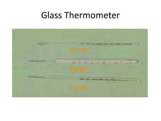 Glass Thermometer
 