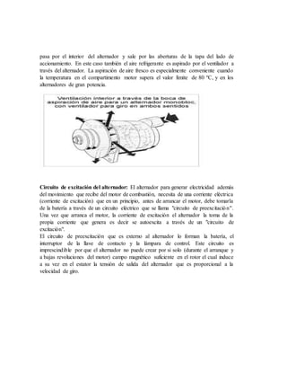 Alternador, características