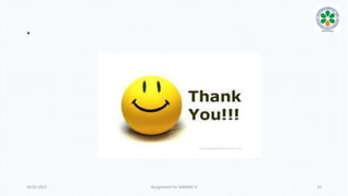 .
20-01-2017 Assignment for MANIAC-II 16
 