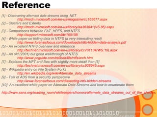 Alternate Data Streams | PPT | Operating Systems | Computer Software ...