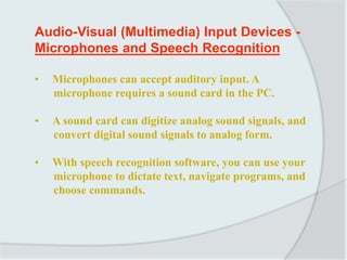 Alternative Input Methods Alternate methods of input | PPT
