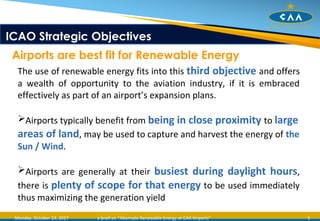 Alternate Renewable Energy Resources at Airports | PPT