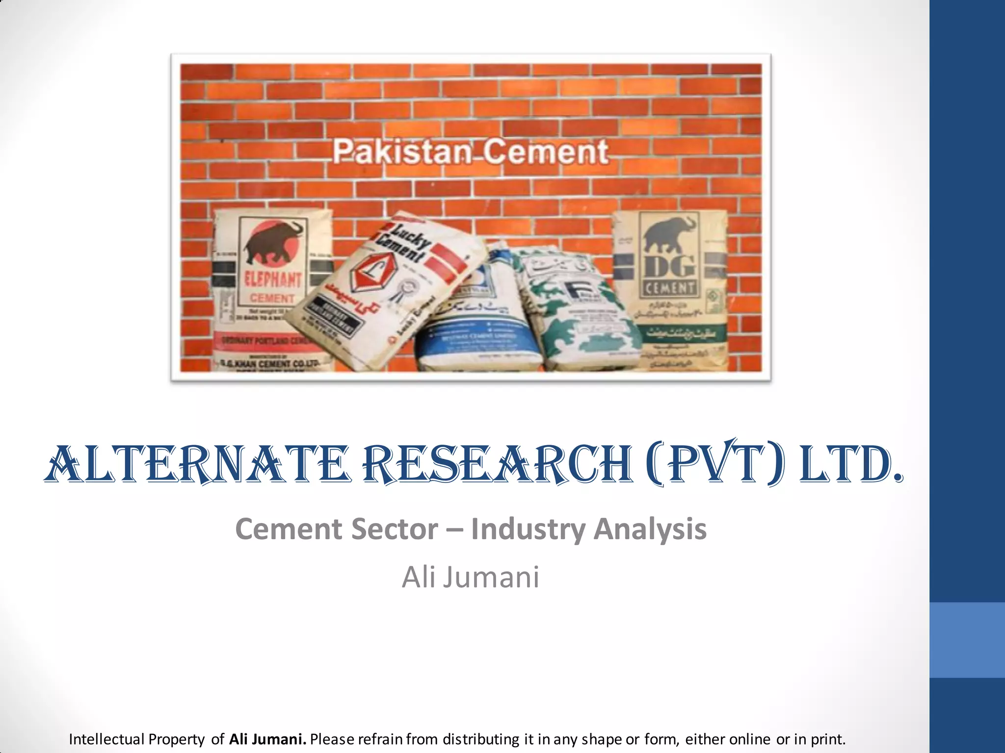 Pakistan Cement Industry as of June-2016 | PDF