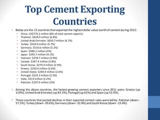 Pakistan Cement Industry as of June-2016 | PDF