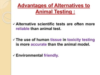 Alternate to Animal Model in Expiremental Pharmacology or Screening ...